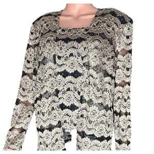 R & M Vintage sequined cardigan and tank set